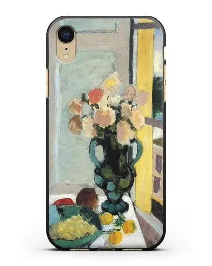 Чехол Розы сафрано у окна (Матисс Анри) силиконовый для iPhone XR