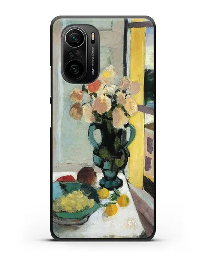 Чехол Розы сафрано у окна (Матисс Анри) силиконовый для Xiaomi Poco F3 Pro