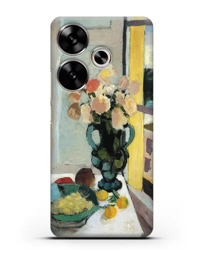 Чехол Розы сафрано у окна (Матисс Анри) силиконовый для Xiaomi Poco F6