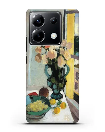 Чехол Розы сафрано у окна (Матисс Анри) силиконовый для Xiaomi Poco X6