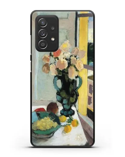 Чехол Розы сафрано у окна (Матисс Анри) силиконовый для Samsung Galaxy A53