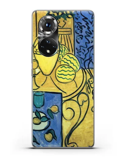 Чехол Интерьер в желтом и синем (Матисс Анри) силиконовый для Honor 50