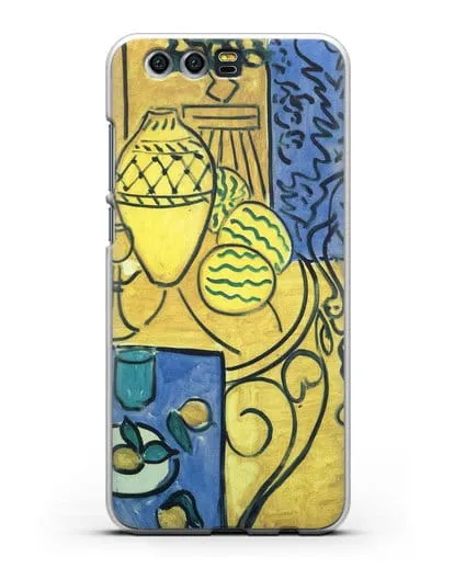 Чехол Интерьер в желтом и синем (Матисс Анри) силиконовый для Honor 9