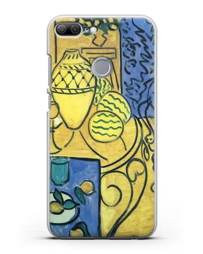 Чехол Интерьер в желтом и синем (Матисс Анри) силиконовый для Honor 9 Lite