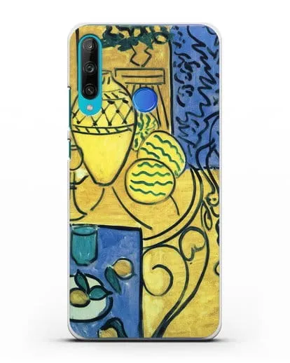 Чехол Интерьер в желтом и синем (Матисс Анри) силиконовый для Honor 9C