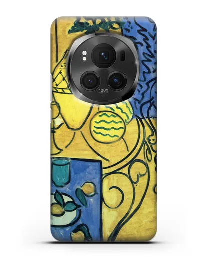 Чехол Интерьер в желтом и синем (Матисс Анри) силиконовый для Honor Magic 6 Pro