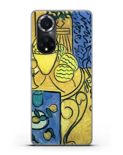 Чехол Интерьер в желтом и синем (Матисс Анри) силиконовый для Huawei Nova 9