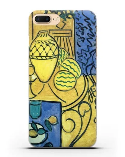 Чехол Интерьер в желтом и синем (Матисс Анри) силиконовый для iPhone 8 Plus