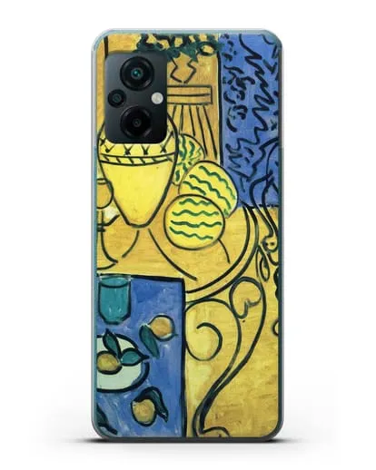 Чехол Интерьер в желтом и синем (Матисс Анри) силиконовый для Xiaomi Poco M5