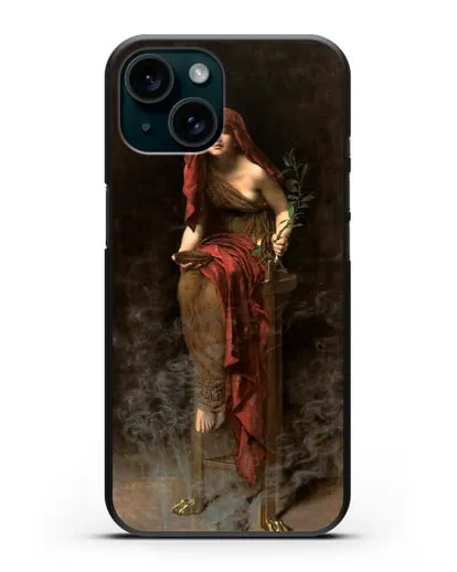 Чехол Дельфийская сивилла (Кольер Джон) силиконовый для iPhone 15