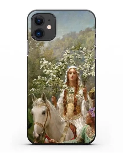 Чехол Королева Гвиневера, празднующая приход весны (Кольер Джон) силиконовый для iPhone 11