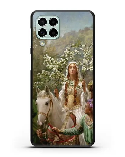 Чехол Королева Гвиневера, празднующая приход весны (Кольер Джон) силиконовый для Samsung Galaxy M53 [SM-M536]