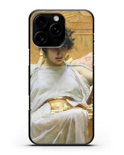 Чехол Клеопатра (Уотерхаус Джон Уильям) силиконовый для iPhone 16 Pro Max
