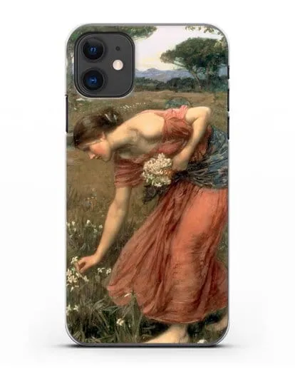 Чехол Нарциссы (Уотерхаус Джон Уильям) силиконовый для iPhone 11