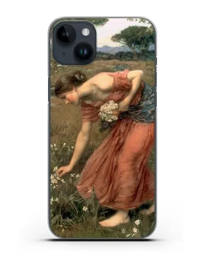 Чехол Нарциссы (Уотерхаус Джон Уильям) силиконовый для iPhone 14 Plus
