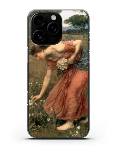 Чехол Нарциссы (Уотерхаус Джон Уильям) силиконовый для iPhone 16 Pro Max