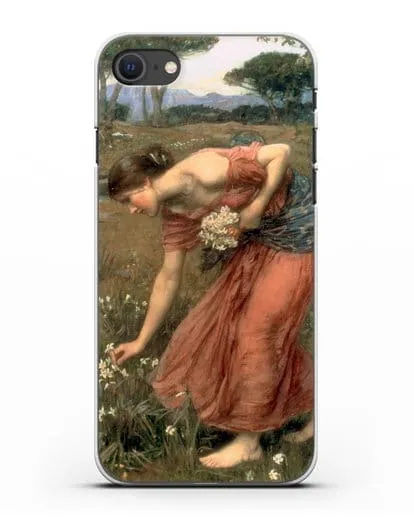 Чехол Нарциссы (Уотерхаус Джон Уильям) силиконовый для iPhone SE 2020