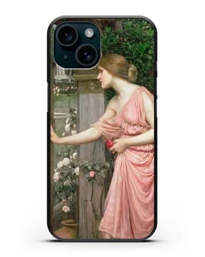Чехол Вход Психеи в сад Купидона (Уотерхаус Джон Уильям) силиконовый для iPhone 15