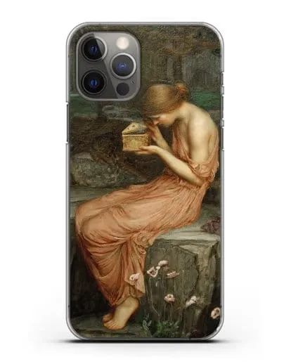 Чехол Психея открывает золотую шкатулку (Уотерхаус Джон Уильям) силиконовый для iPhone 12 Pro
