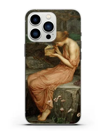 Чехол Психея открывает золотую шкатулку (Уотерхаус Джон Уильям) силиконовый для iPhone 13 Pro