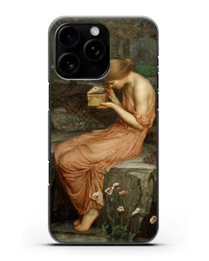 Чехол Психея открывает золотую шкатулку (Уотерхаус Джон Уильям) силиконовый для iPhone 16 Pro Max