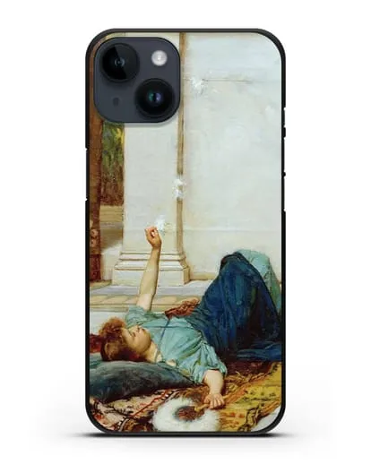 Чехол Сладкое безделье (Уотерхаус Джон Уильям) силиконовый для iPhone 14