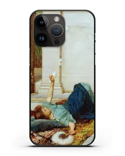 Чехол Сладкое безделье (Уотерхаус Джон Уильям) силиконовый для iPhone 14 Pro Max