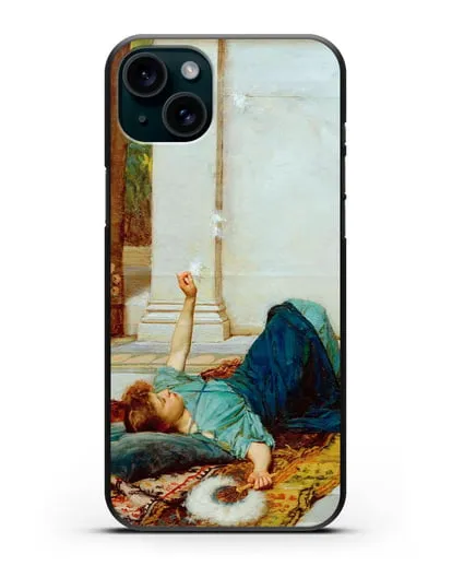 Чехол Сладкое безделье (Уотерхаус Джон Уильям) силиконовый для iPhone 15 Plus