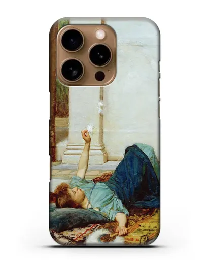 Чехол Сладкое безделье (Уотерхаус Джон Уильям) силиконовый для iPhone 16 Pro