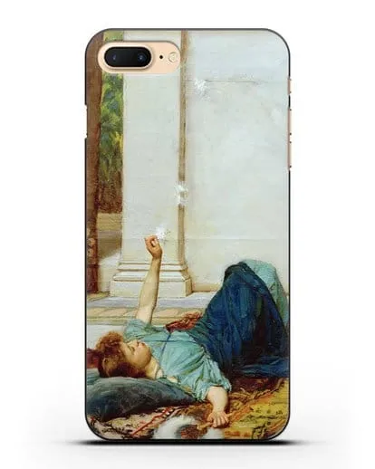 Чехол Сладкое безделье (Уотерхаус Джон Уильям) силиконовый для iPhone 8 Plus