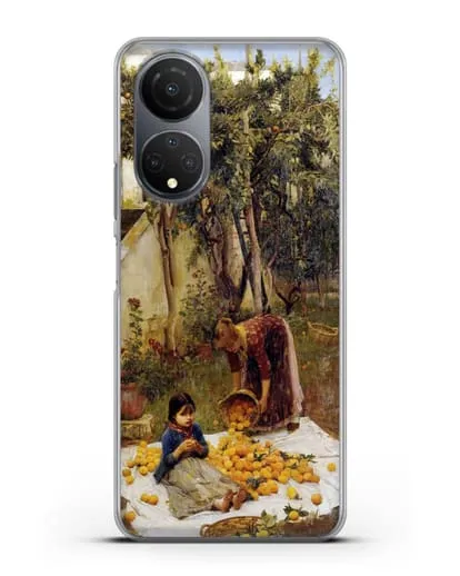 Чехол Сбор апельсинов (Уотерхаус Джон Уильям) силиконовый для Honor X7