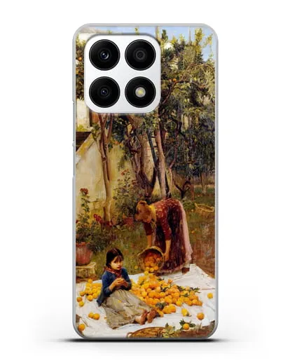 Чехол Сбор апельсинов (Уотерхаус Джон Уильям) силиконовый для Honor X8a