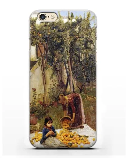Чехол Сбор апельсинов (Уотерхаус Джон Уильям) силиконовый для iPhone 6s