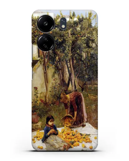 Чехол Сбор апельсинов (Уотерхаус Джон Уильям) силиконовый для Xiaomi Poco C65