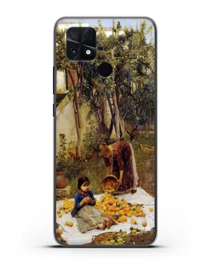 Чехол Сбор апельсинов (Уотерхаус Джон Уильям) силиконовый для Xiaomi Poco C40