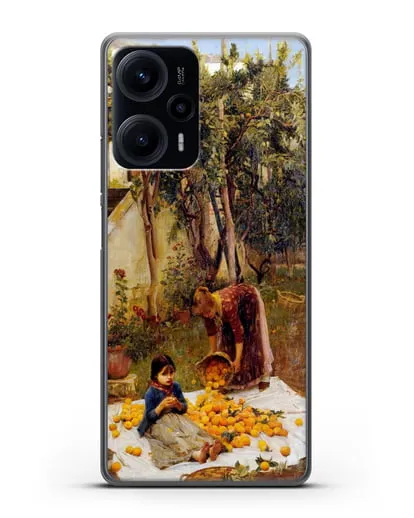 Чехол Сбор апельсинов (Уотерхаус Джон Уильям) силиконовый для Xiaomi Poco F5