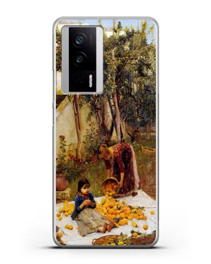 Чехол Сбор апельсинов (Уотерхаус Джон Уильям) силиконовый для Xiaomi Poco F5 Pro