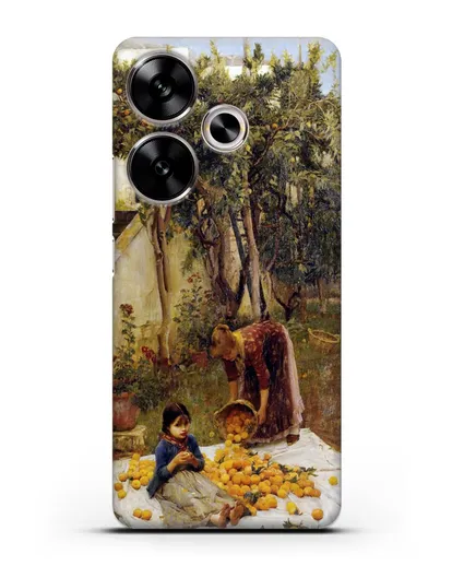 Чехол Сбор апельсинов (Уотерхаус Джон Уильям) силиконовый для Xiaomi Poco F6