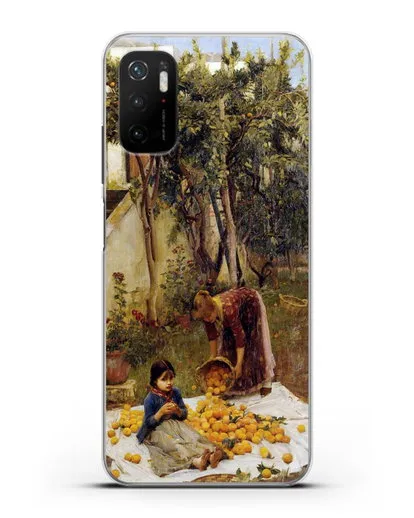 Чехол Сбор апельсинов (Уотерхаус Джон Уильям) силиконовый для Xiaomi Poco M3 Pro