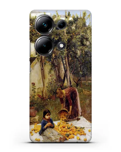 Чехол Сбор апельсинов (Уотерхаус Джон Уильям) силиконовый для Xiaomi Poco M6 Pro