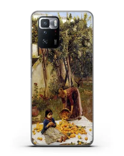 Чехол Сбор апельсинов (Уотерхаус Джон Уильям) силиконовый для Xiaomi Poco X3 GT