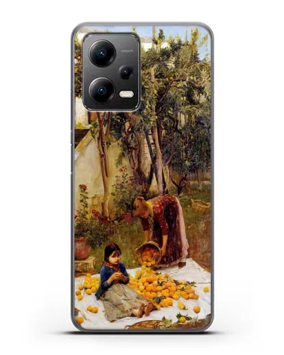 Чехол Сбор апельсинов (Уотерхаус Джон Уильям) силиконовый для Xiaomi Poco X5