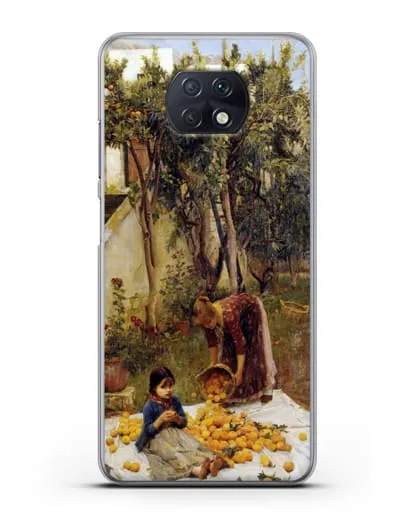 Чехол Сбор апельсинов (Уотерхаус Джон Уильям) силиконовый для Xiaomi Redmi Note 9T