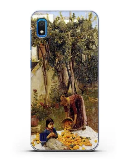 Чехол Сбор апельсинов (Уотерхаус Джон Уильям) силиконовый для Samsung Galaxy A10 [SM-A105F]