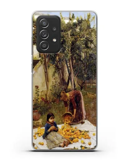 Чехол Сбор апельсинов (Уотерхаус Джон Уильям) силиконовый для Samsung Galaxy A53