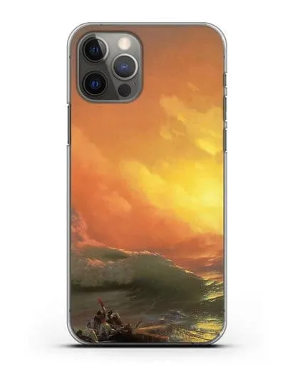 Чехол Девятый вал (Айвазовский Иван) силиконовый для iPhone 12 Pro