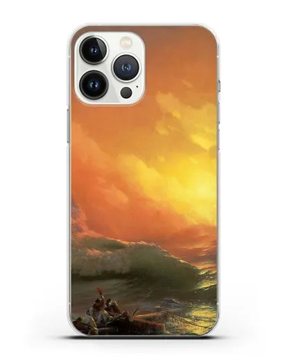 Чехол Девятый вал (Айвазовский Иван) силиконовый для iPhone 13 Pro Max