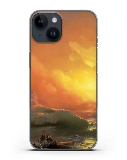 Чехол Девятый вал (Айвазовский Иван) силиконовый для iPhone 14