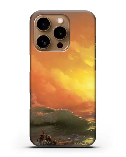 Чехол Девятый вал (Айвазовский Иван) силиконовый для iPhone 16 Pro