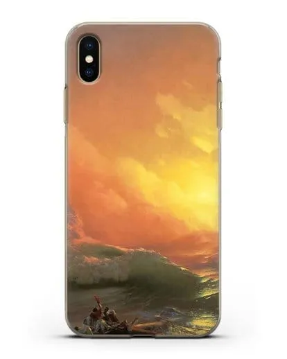 Чехол Девятый вал (Айвазовский Иван) силиконовый для iPhone XS Max